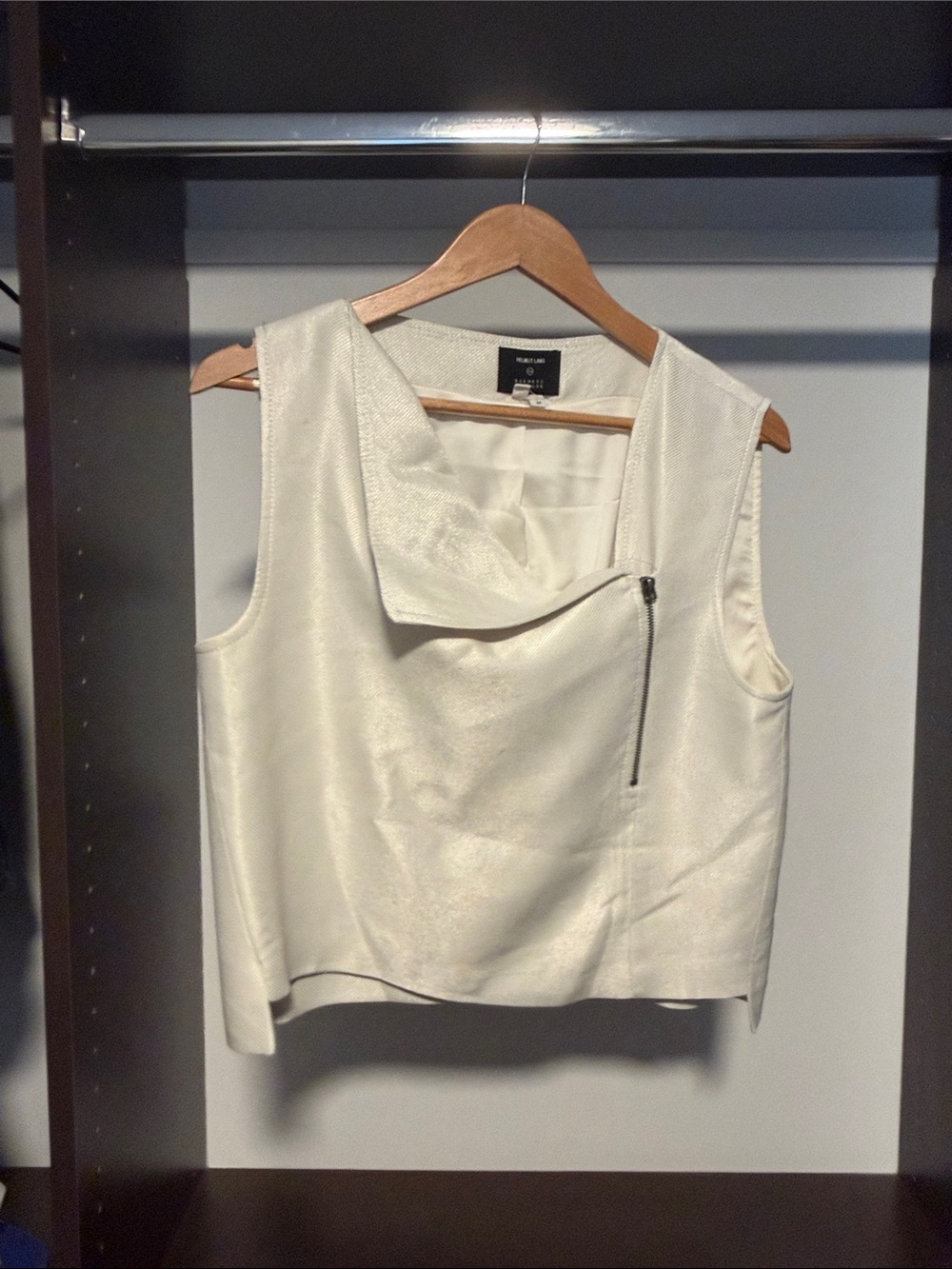 Rare Helmut Lang x Barneys New York Asymmetric Draped Vest